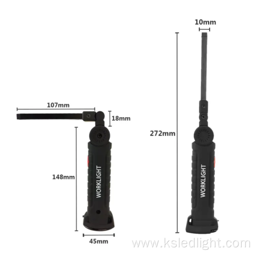 360 Degree Rotate USB Rechargeable Work Light